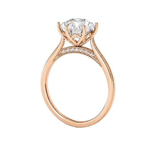 Classic Solitaire worn at golden hour