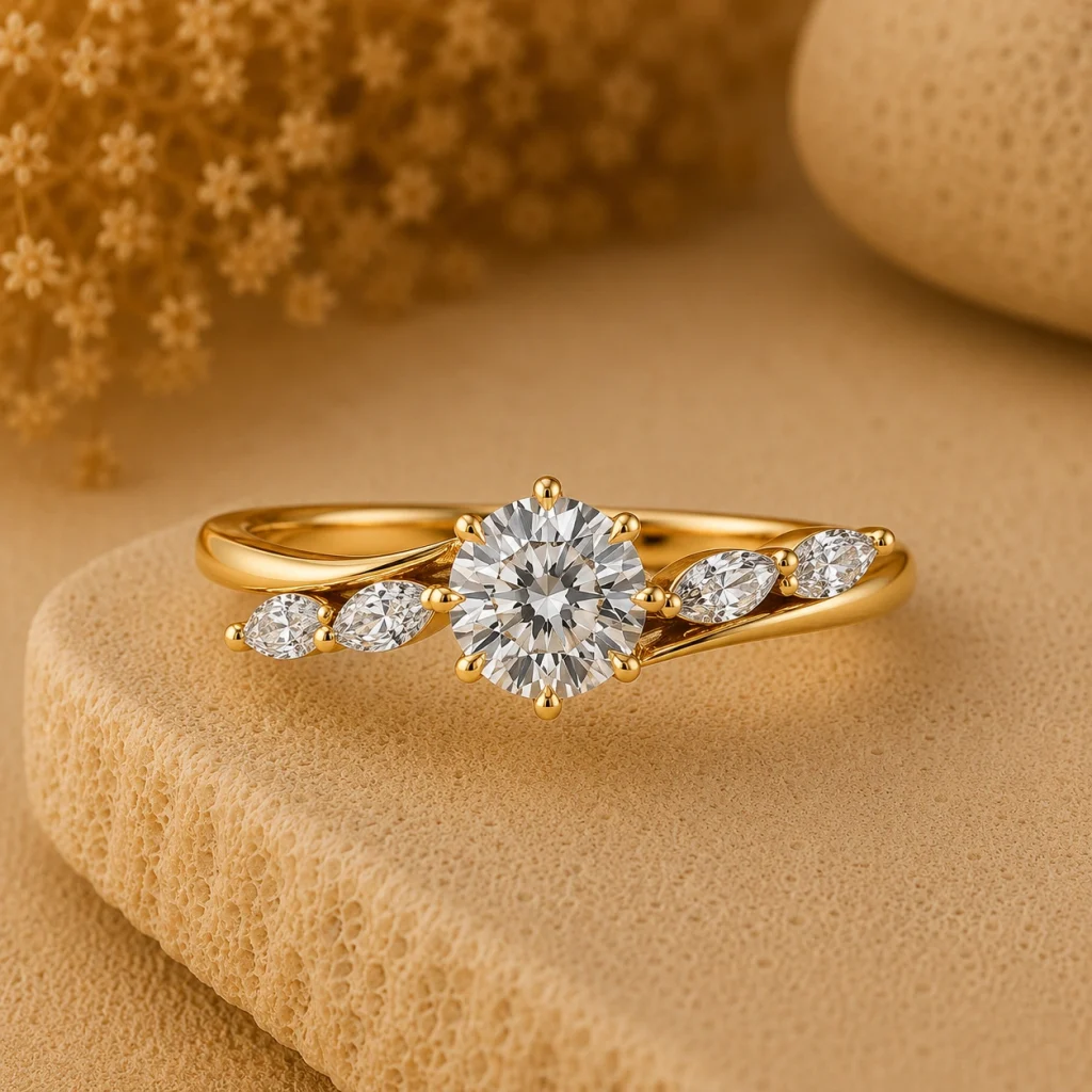 Twine engagement ring by CIZELE