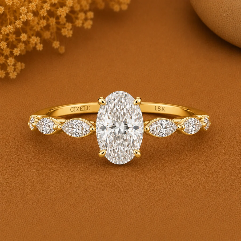 Nerine engagement ring by CIZELE