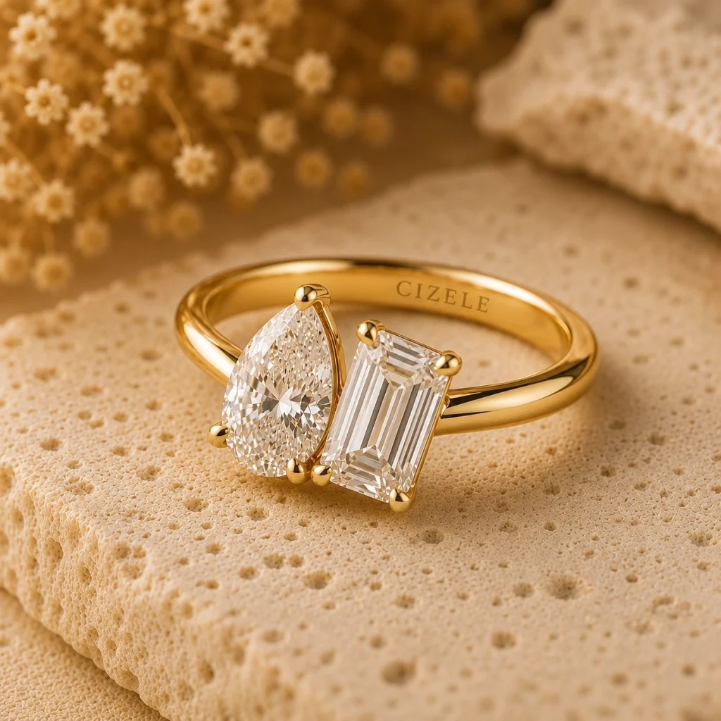 Toi et Moi, a CIZELE ring design
